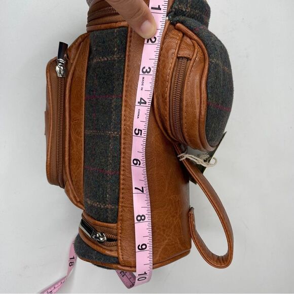 Portland Irish Tartan Plaid Mens Golf Washbag NWT - Picture 15 of 16